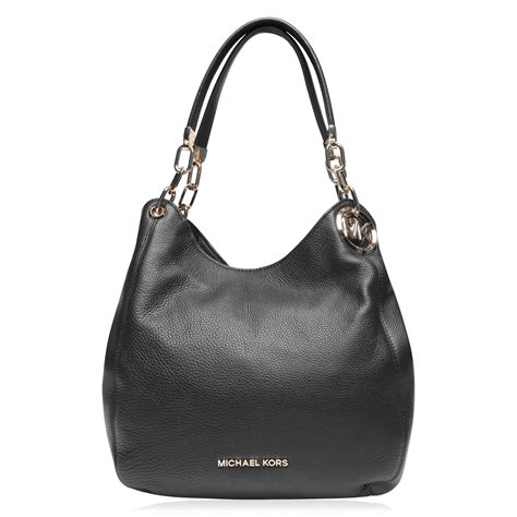 michael kors black chain link bag|mk hobo bag.